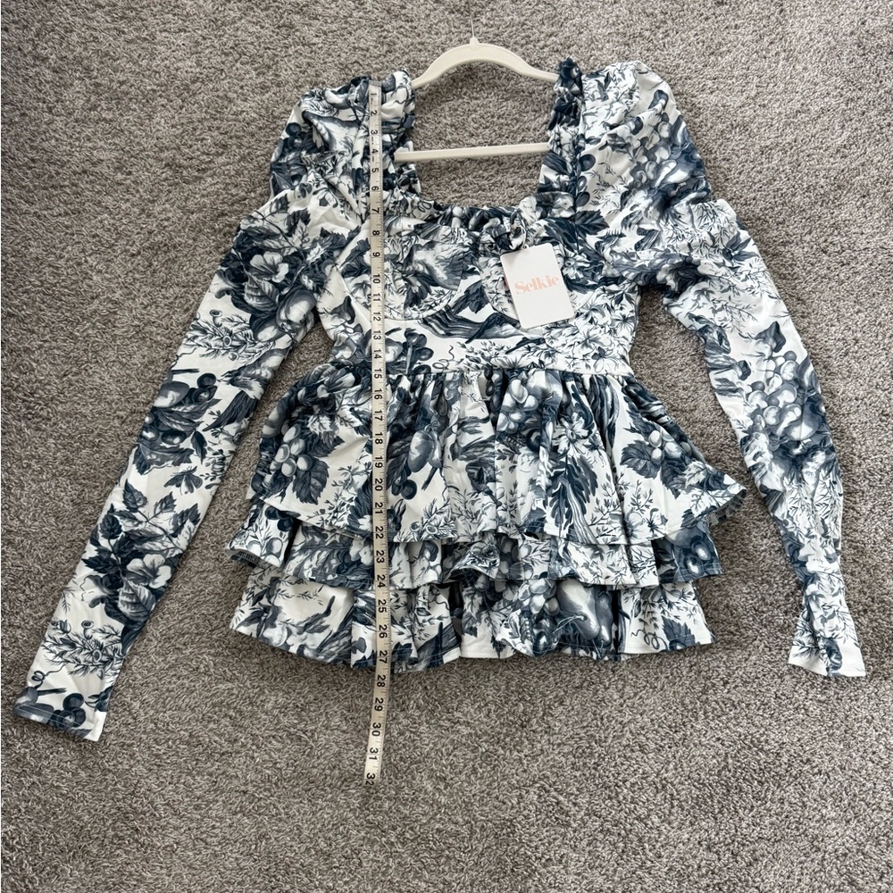 SELKIE - Boleyn Top in Louie Toile - size medium - BNWT